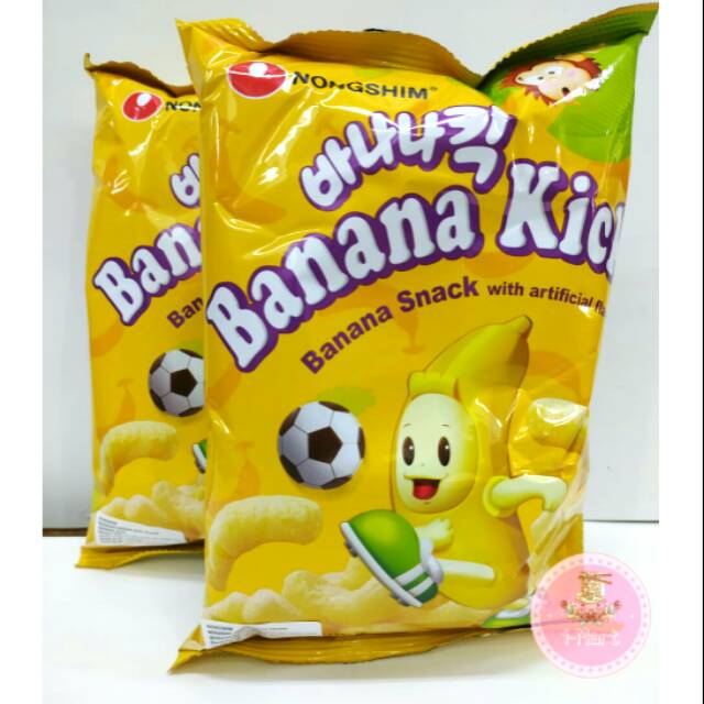 

Nongshim Banana Kick - Snack Rasa Pisang 45gram