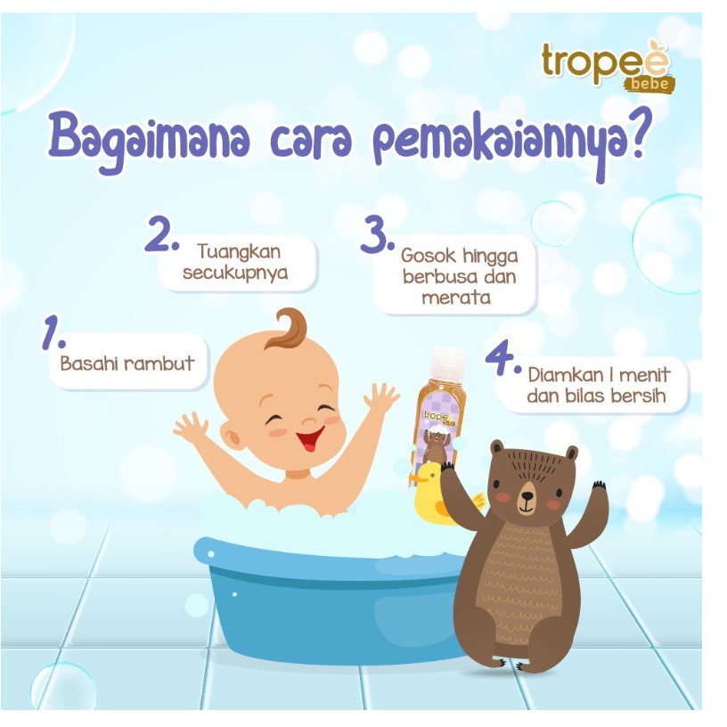 TROPEE BEBE candlenut oil (minyak kemiri) TROPEEBEBE Candlenut Shampoo ( shampo kemiri ) 100ml SBC