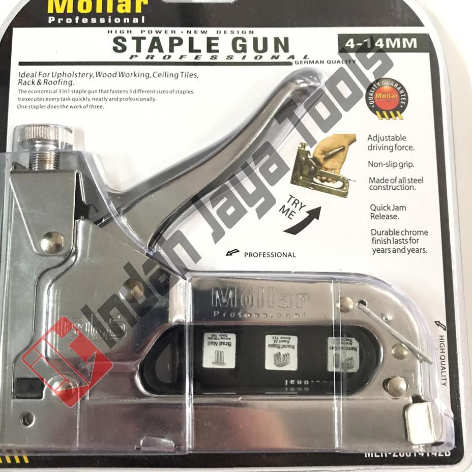

[ PROMO ] Staples Gun Tacker Mollar 3 in 1 / Staple Jok Tembak Hekter 3 Way