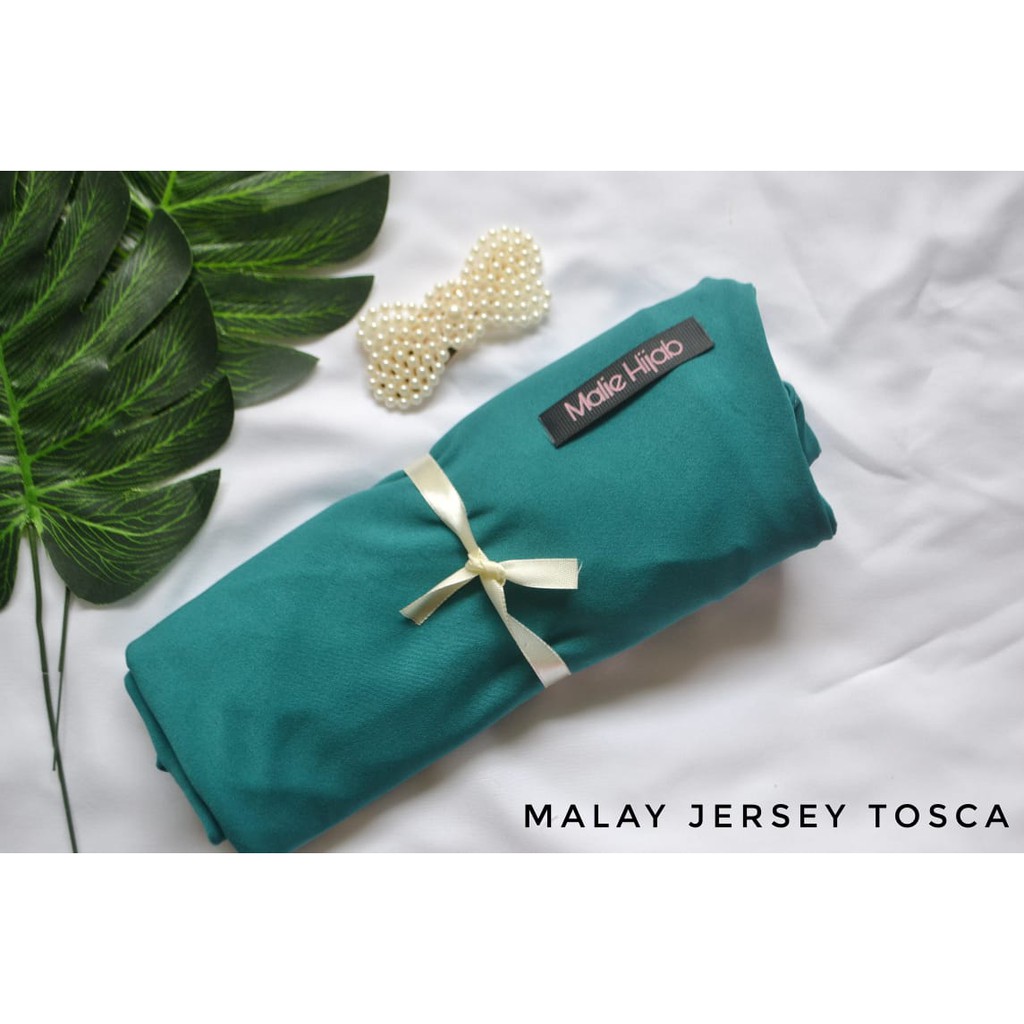 READY - Hijab Bergo Malay Jersey Premium Malie Instan Murah / Khimar Jihan (MJ)-Tosca