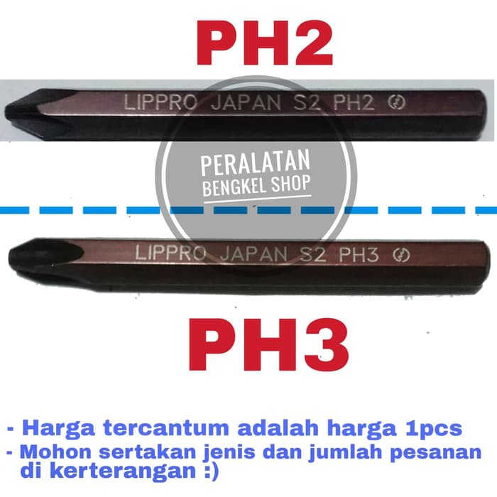 Unik Mata obeng ketok /gedor LIPPRO Diskon