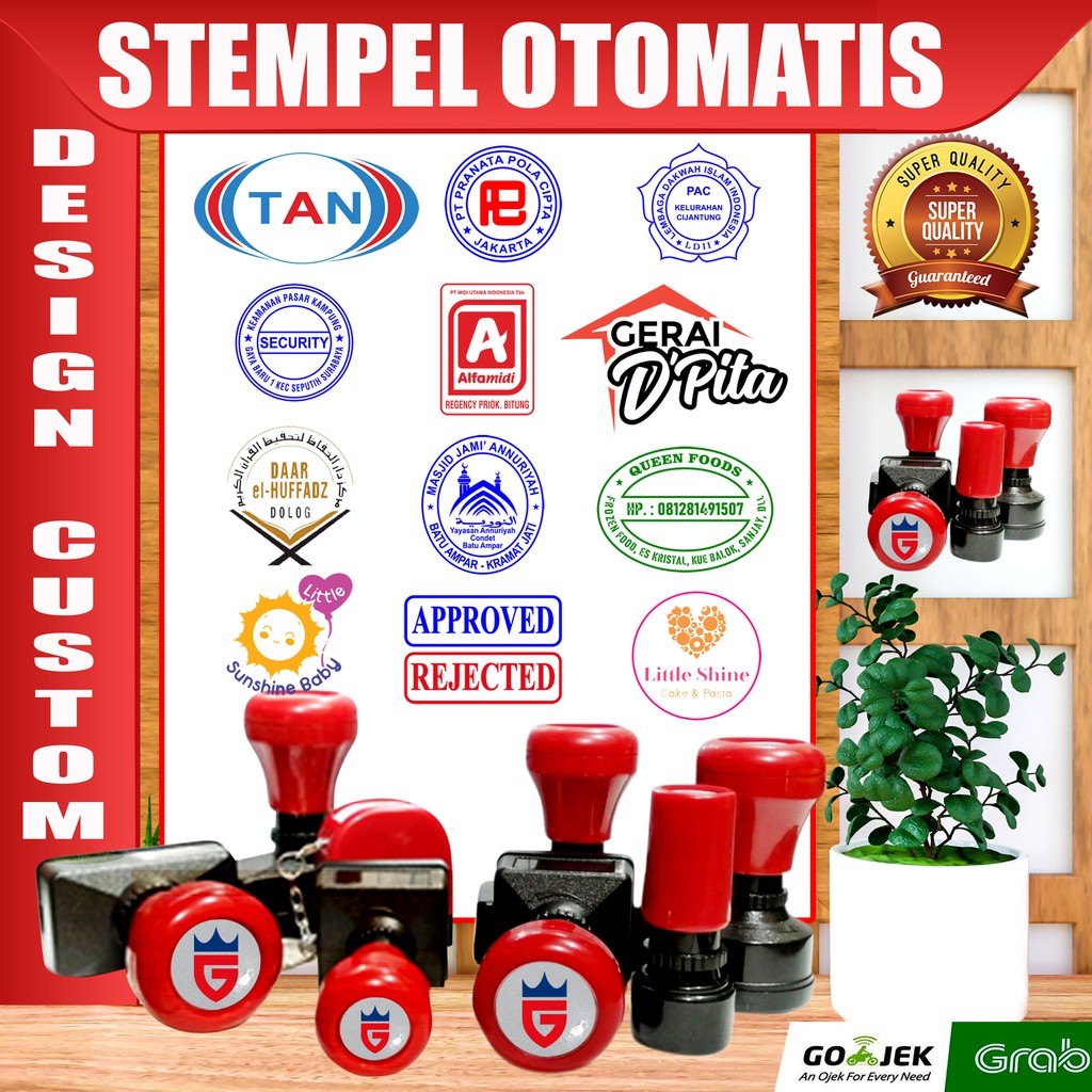 

Stempel Custom Otomatis 1 Warna Murah Lebay
