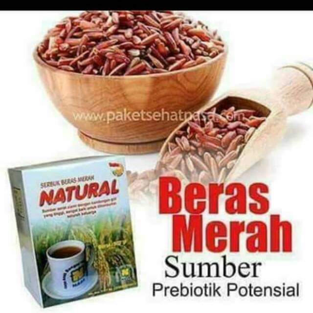 

Serbuk beras merah natural