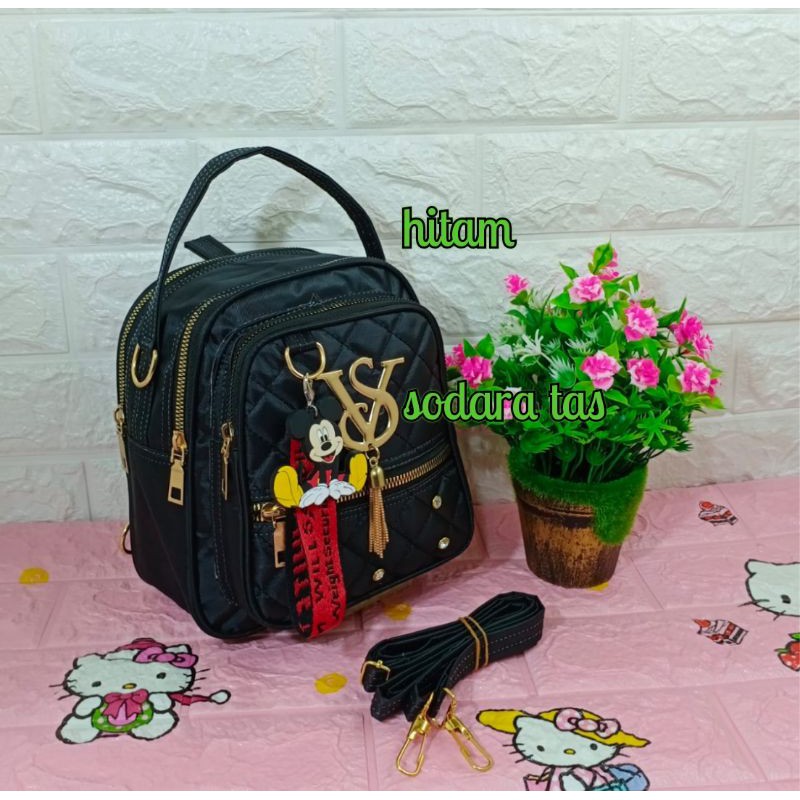 RANSEL VIDIA STYEL RUMBAI 3In1 Uk 18x16Cm