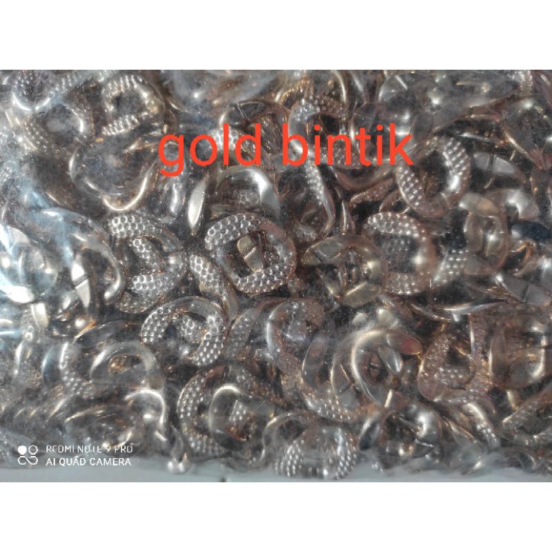 Rantai plastik /plastic chain hp kalung masker strap mix warna 100 / 50 pcs