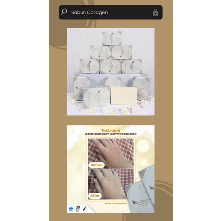 Le Diamonds Collagen Soap