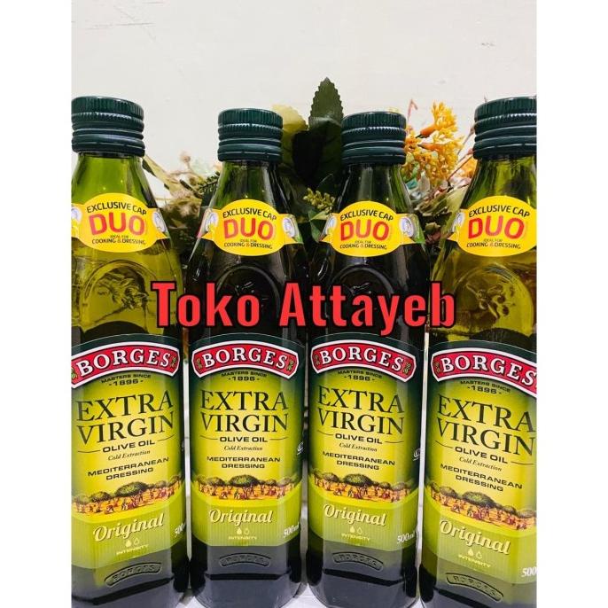 

:::::::] Minyak Zaitun Borges Extra Virgin Olive Oil 500ml DUO Bisa di Minum