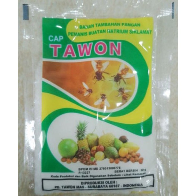 

pemanis buatan cap tawon 20gr