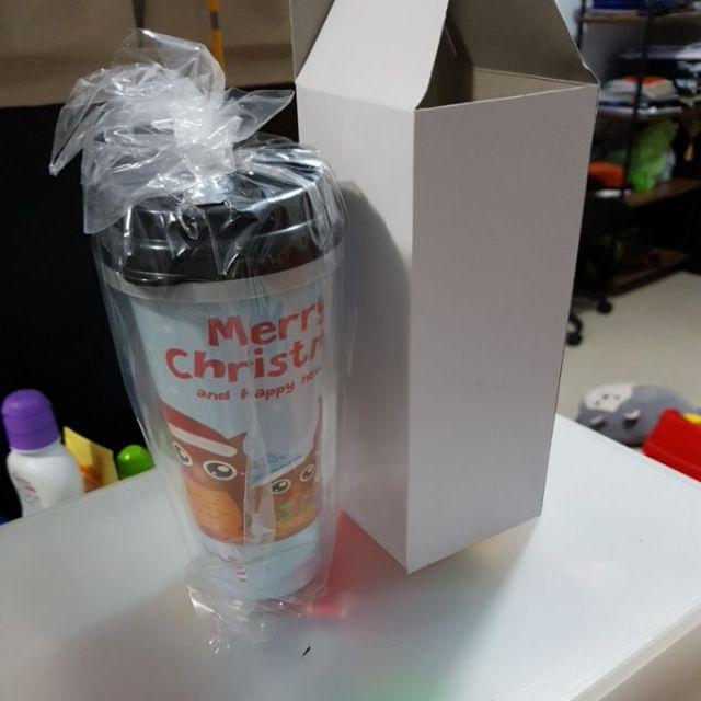 Botol Minum Tumbler Minuman Motif Natal Christmas Gift Hadiah Souvenir