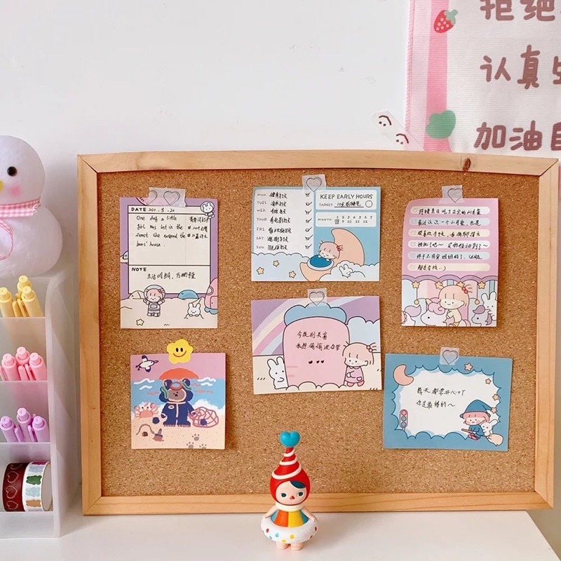 GIRLS PLANNER BOOK TRACKERS SIMPLE STICKY MEMO INDEKS PAD BUKU CATATAN TEMPEL DINDING AESTHETIC FANCY MIX CUTE LUCU KARAKTER KARTUN HEWAN PASTEL KELINCI BERUANG ORGANIZER GRID IMPOR DESAIN ANAK PEREMPUAN MOTIF REMAJA CEWEK KOREA KAWAII PINK BOOKMARK KECIL