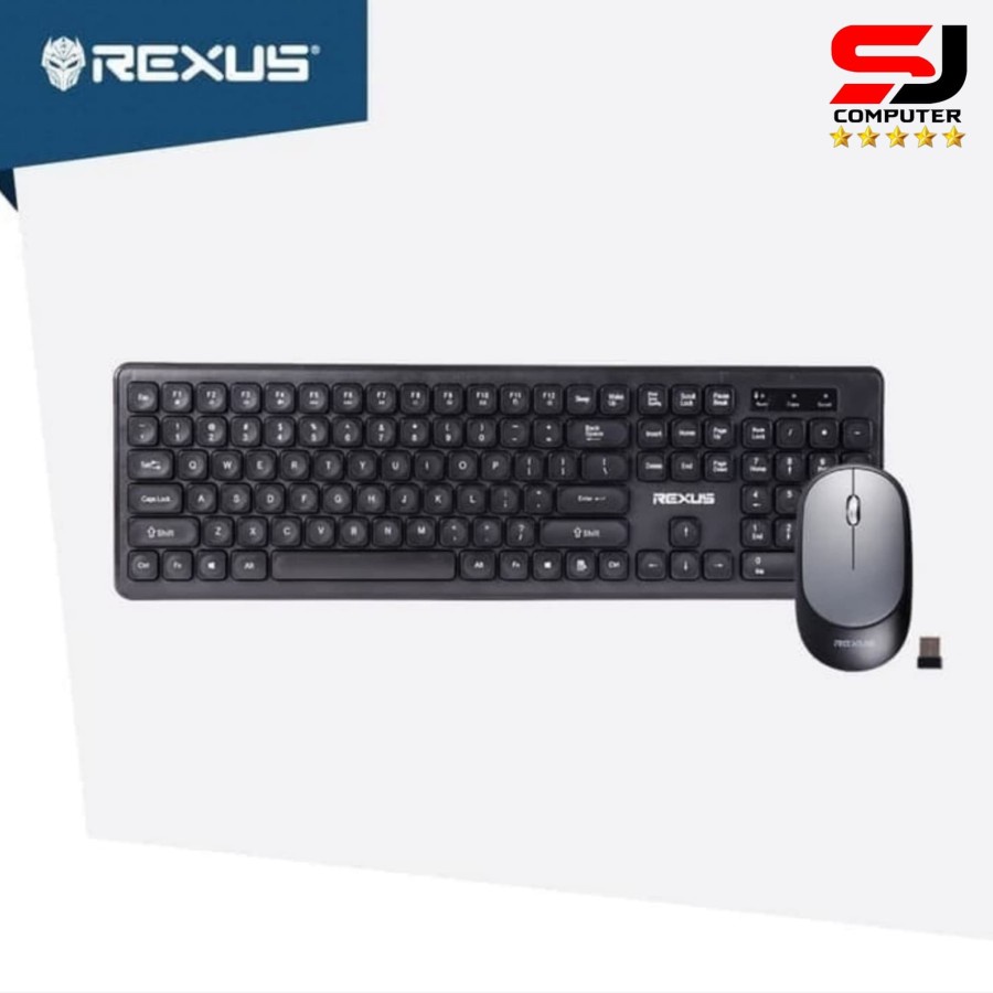 Rexus Keyboard + Mouse Wireless KM8