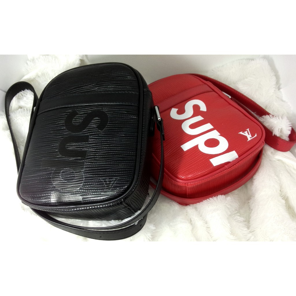 Harga Distributor TAS LV SUPREME UNISEX (RED AND BLACK)