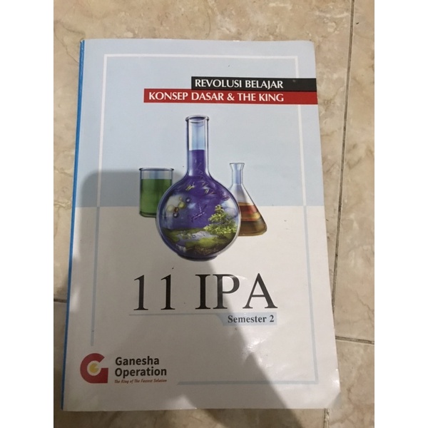 Preloved buku koding GO ganesha operation kelas 11 IPA semester 2