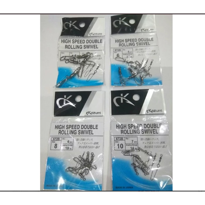 Promo kazurri HI SPEED double roling swivel Terlaris