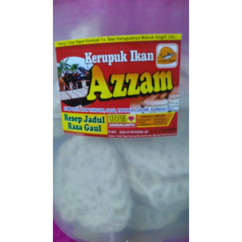 

KERUPUK IKAN AZZAM PADANG