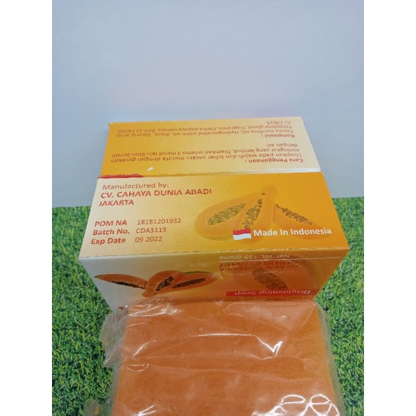 SABUN PAPAYA SKIN FACIAL SOAP BRIGHTENING SOAP CDA