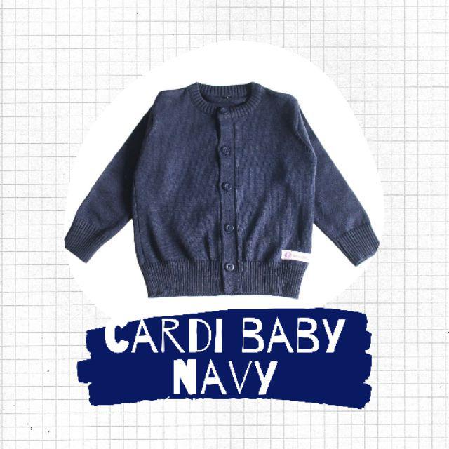 CARDIGAN BAYI 0-4 TAHUN | JAKET BAYI | CARDIGAN BAYI PREMIUM-Navy