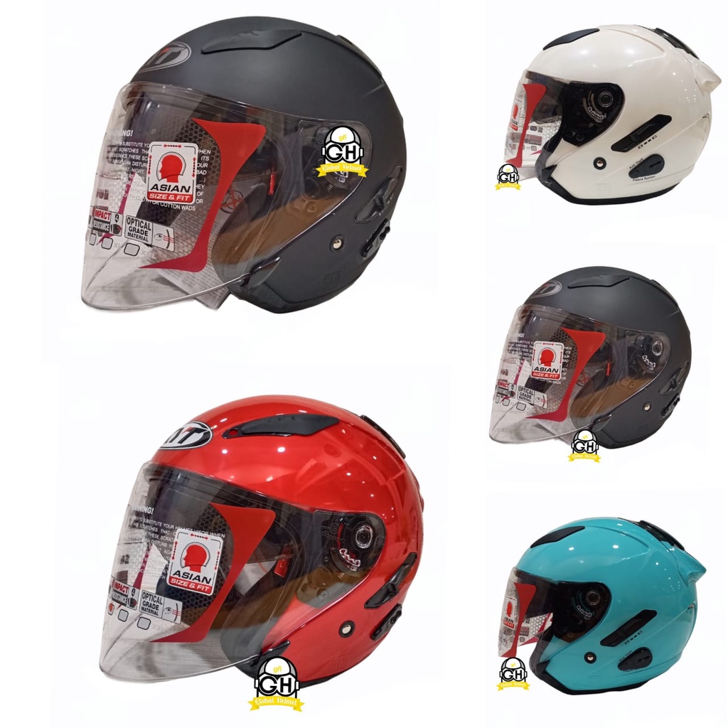 HELM KYT GALAXY FLAT R BLACK DOFF ORIGINAL / KYT GALAXY 2 VISOR TERMURAH / HELM KYT DOUBLE VISOR SNI