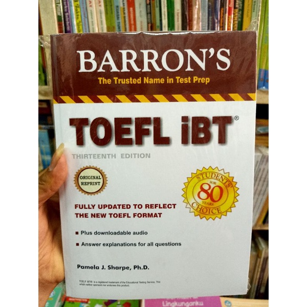 

TOEFL IBT THIRTEENTH EDITION ORIGINAL REPRINT