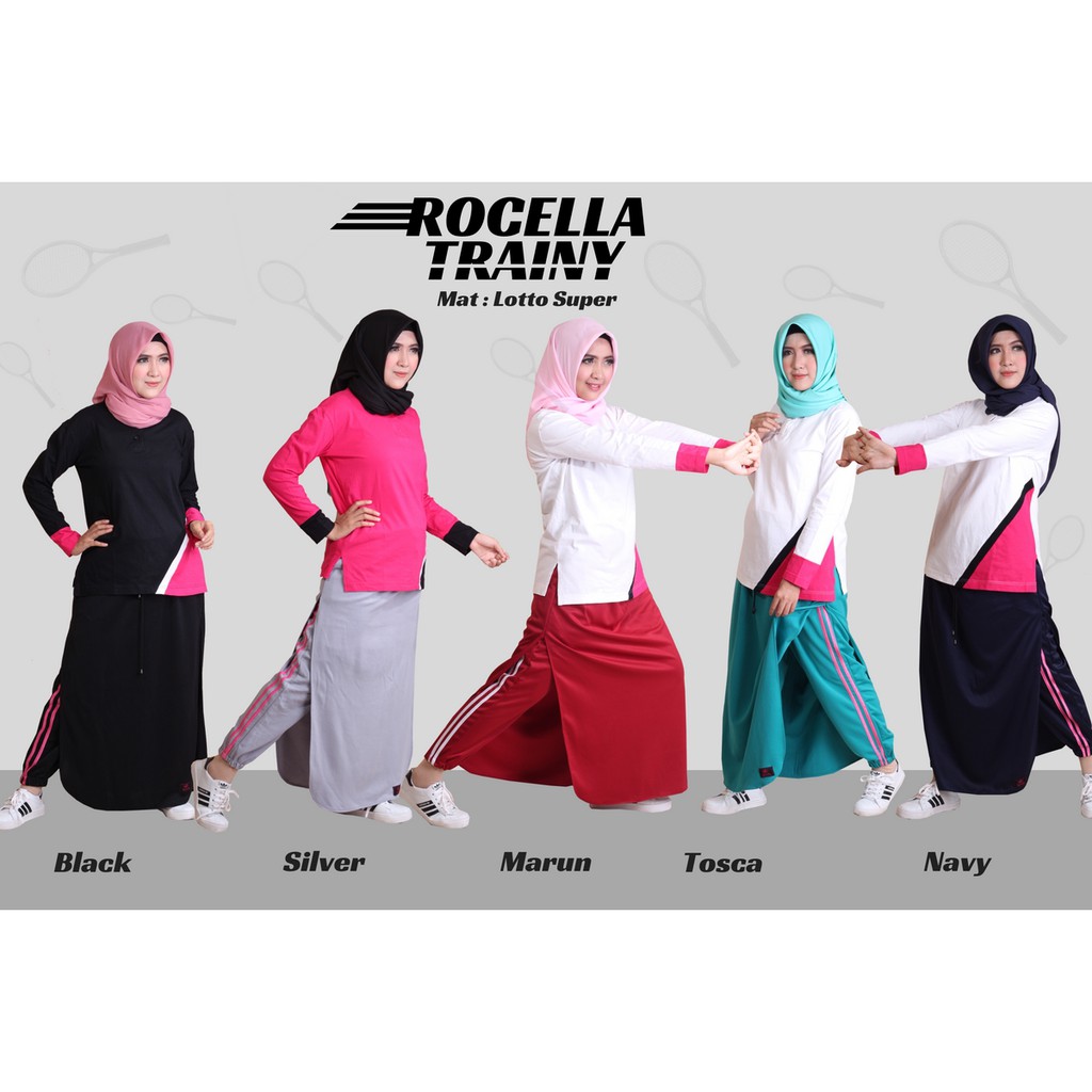 Rok Celana Training Rocella Trainy, Rok Celana Olahraga Rocella, rok celana jogger
