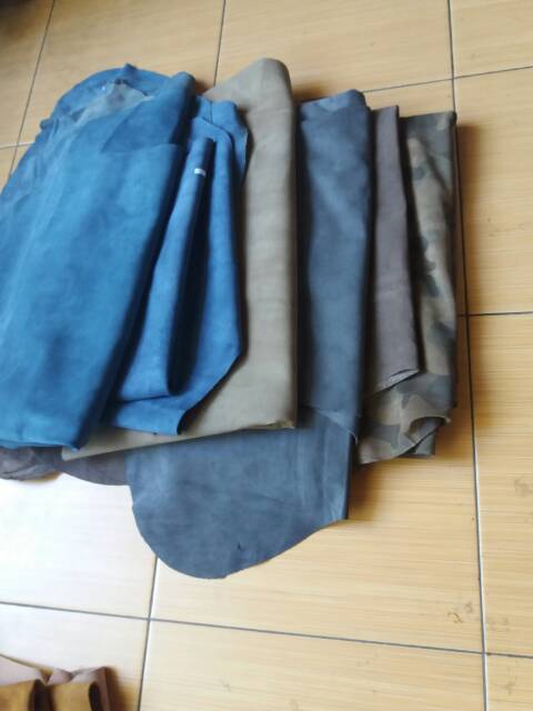 Jual Kuli Sapi Suede Kulit Suede Kulit Sapi Lembaran Suede Shopee