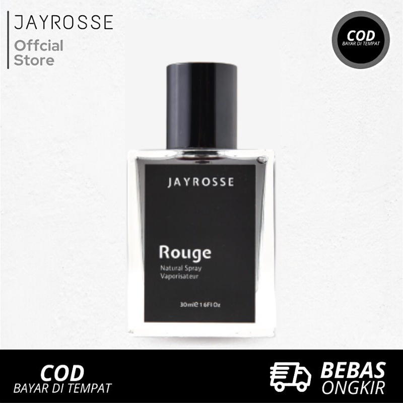 TERPOPULER Parfum Jayrosse Rouge original Parfum Pria Tahan Lama Pemikat Wanita (Tidak ada Unsur Mis