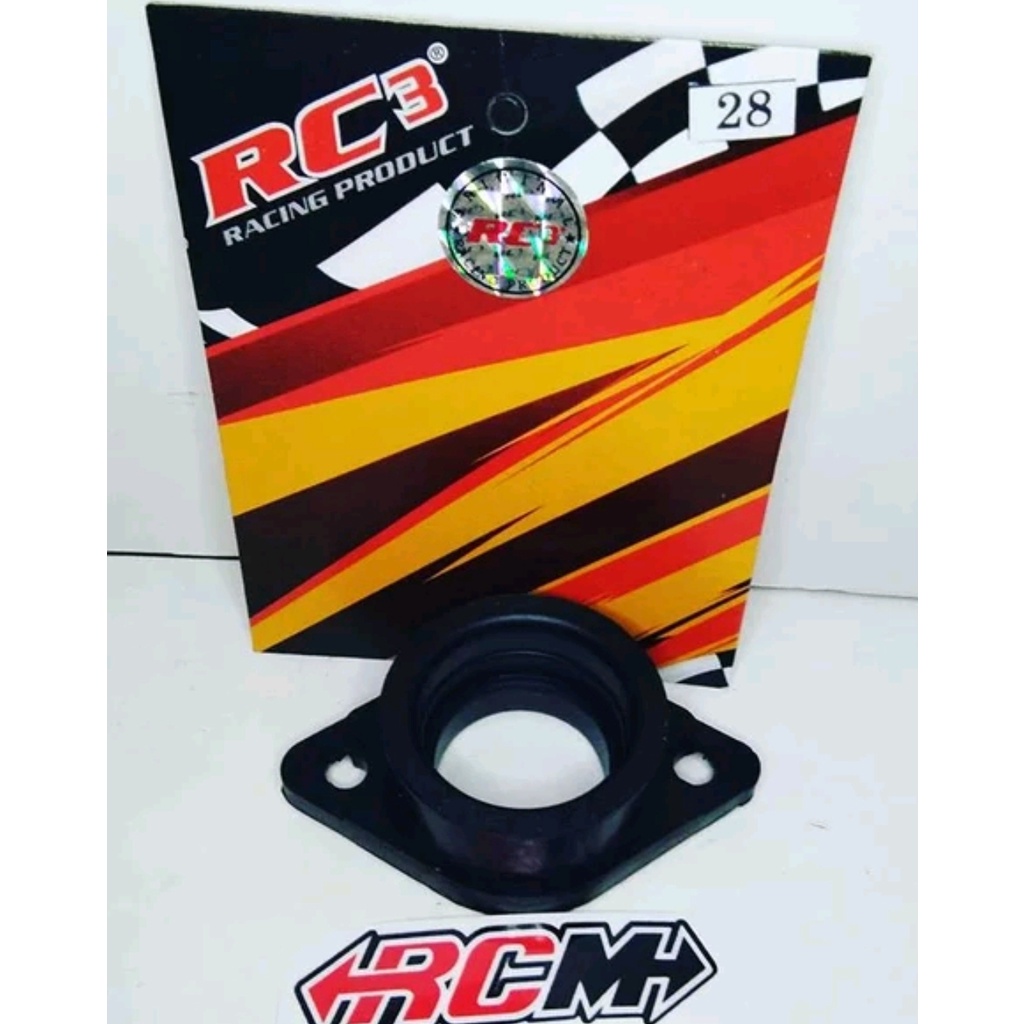 KARET INTAKE MANIPOL MANIFOLD KARBU CARBU UK 28 ORI ORIGINAL RC3 PARTS