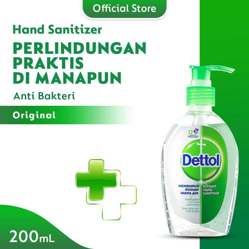 Dettol Instant Hand Sanitizer Pump 200 ml