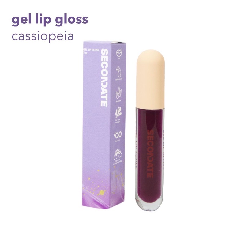 SECONDATE Gel Lip Gloss Cassiopeia