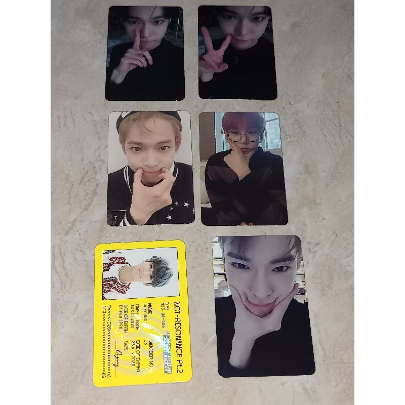 [ OFFICIAL] Photocard Doyoung/ Regular-Irregular/ Neo Zone/ Regulate/ ID Depature