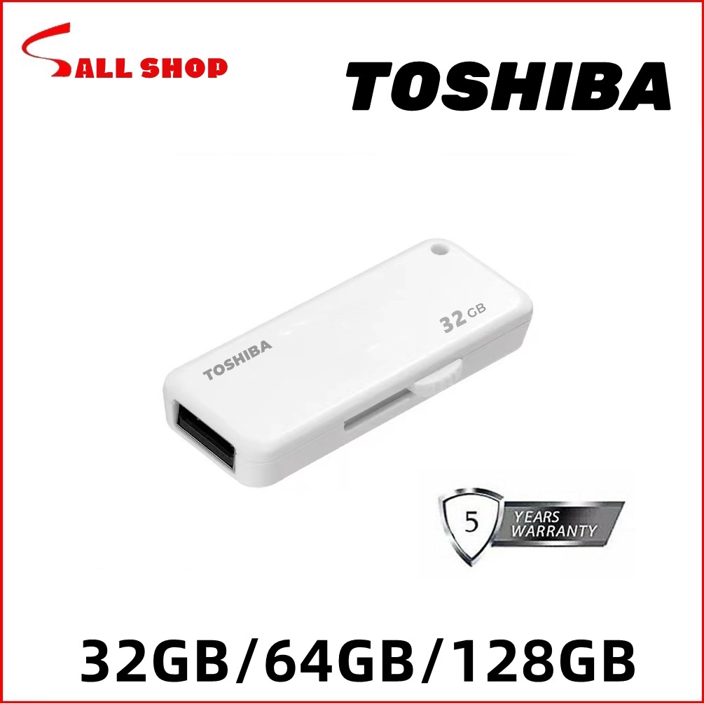 Toshiba Flashdisk U203 32GB/64GB/128GB Original Flashdisk TransMemory USB 2.0 Asli