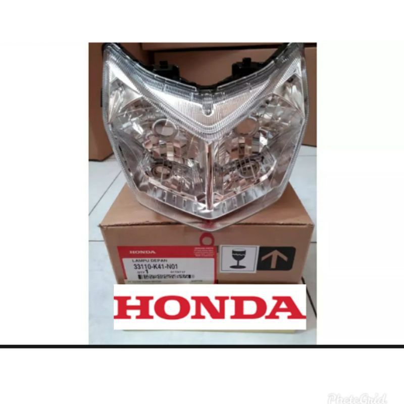 reflector lampu depan new supra x 125 fi ori honda 33110 K41 N01