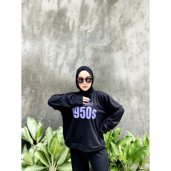 BEFAST - ZEC OOTD Wanita Sweater MIYAZATO / Sweater Oversize 1950s Category / Sweater Terbaru