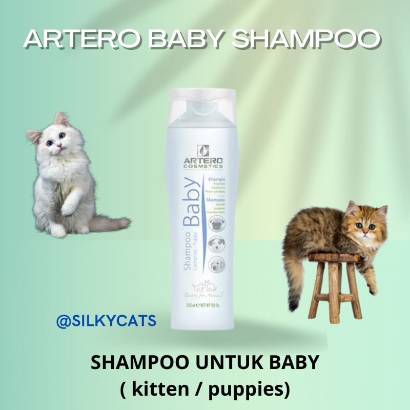 Artero baby shampoo. shampoo untuk anak kucing / puppies.