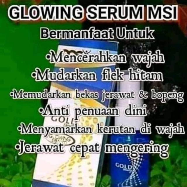 Glowing serum MSI original