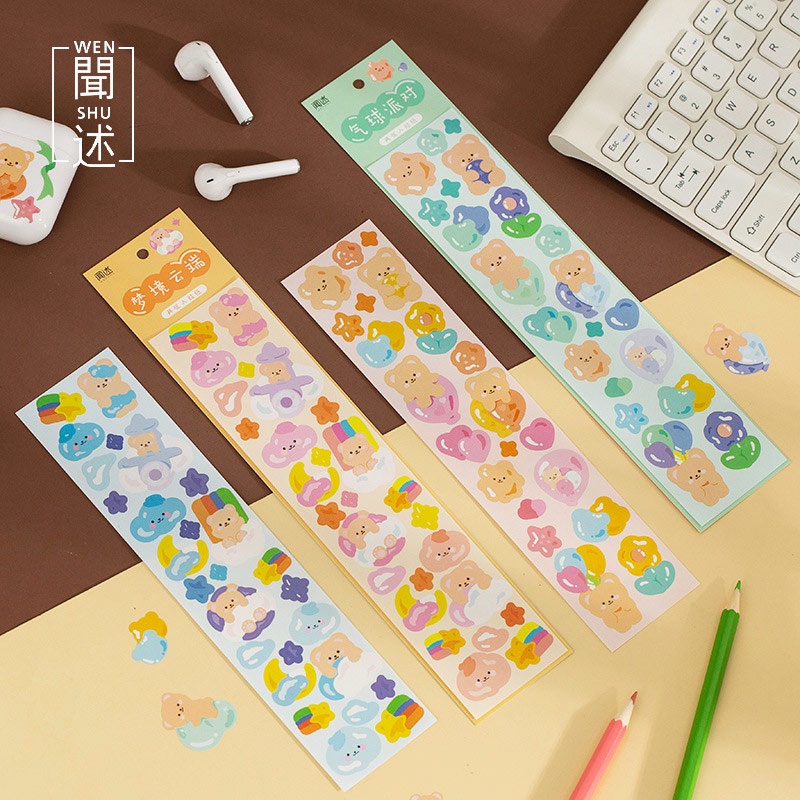 

Casual Bear Diary Deco Stickers