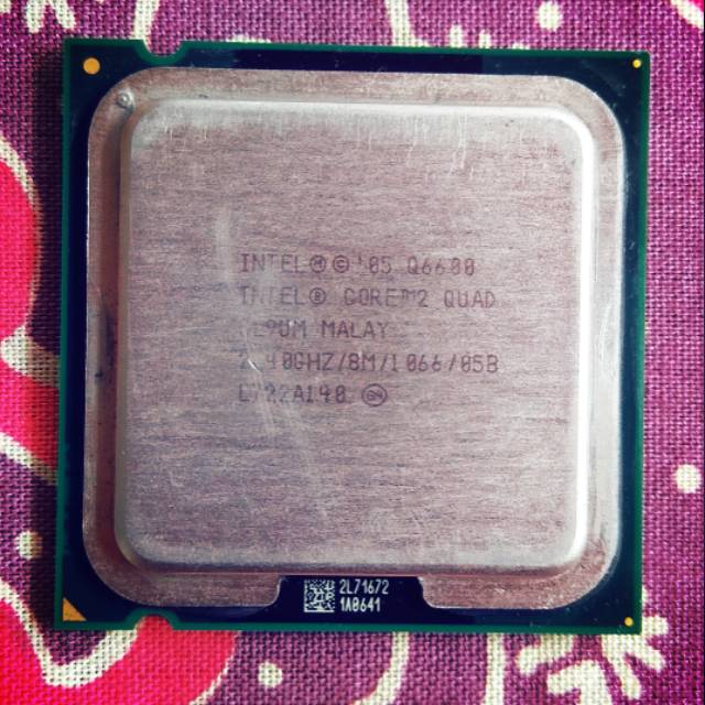 Processor / prosesor intel Core 2 Quad Q6600 - 2.4Ghz