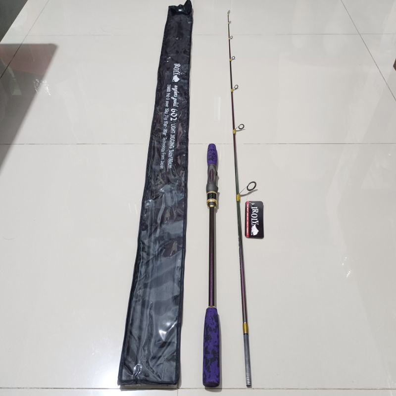 Joran Jigging Iroly Angler Gokil 602 (Fuji)(Solid)