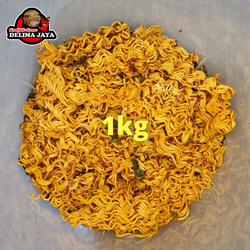 

(1Kg) Mie kriting pedas | mie kriting Delima Jaya