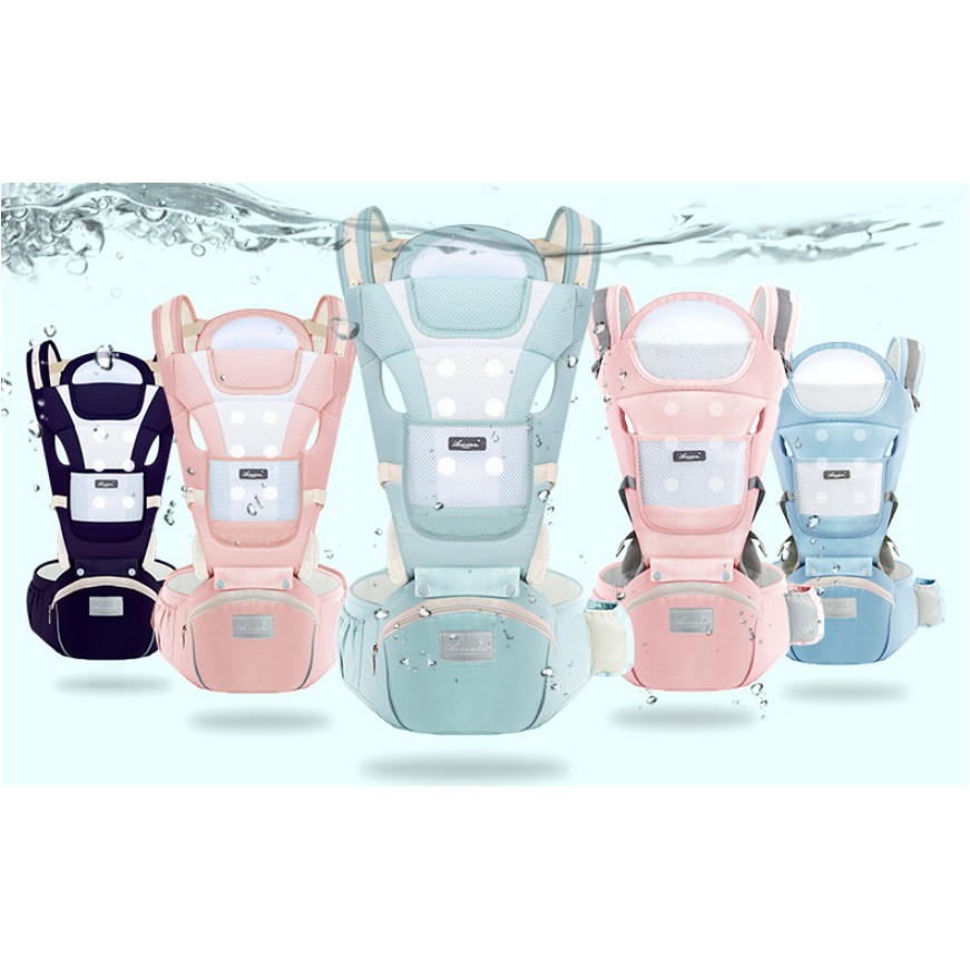 Convertible Baby Carrier 4 in 1/Gendongan Bayi/Hip Seat/Baby Wearing Merk Aixinta / Aixintu Dijamin PREMIUM