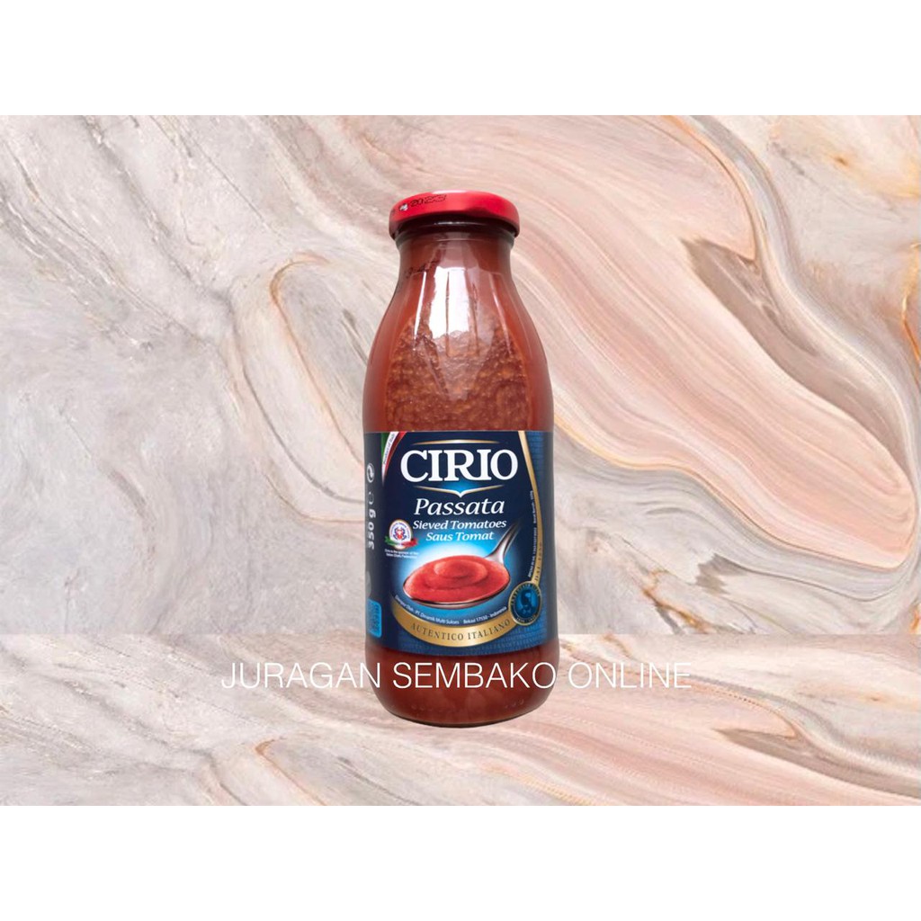 

(JSO) Cirio PASSATA TOMATOES 350gr / Sieved Tomatoes / Saus Tomat