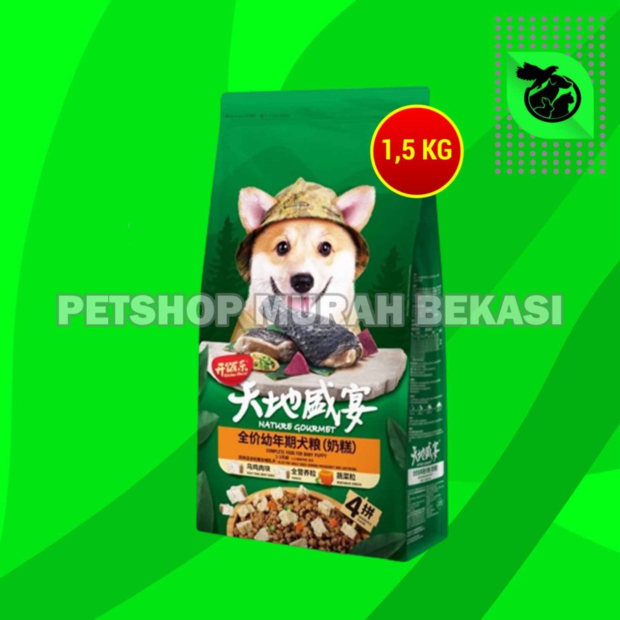 Kitchen Flavour Silky Fowl Dog Food Puppy Makanan Anak Anjing 1.5KG