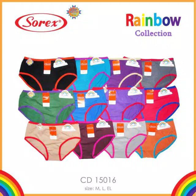 celana dalem sorex rainbow