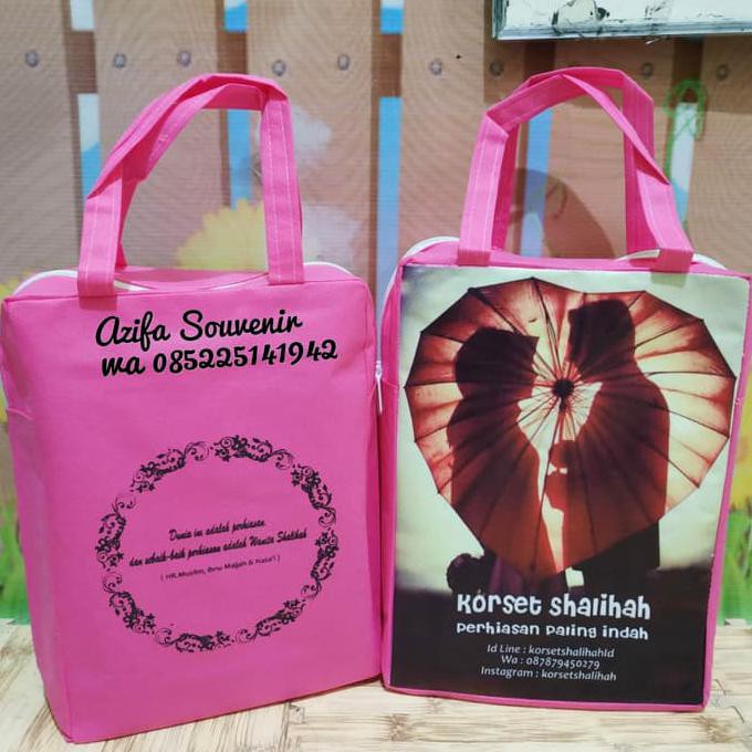 

Tas Souvenir Ulang Tahun / Ultah Anak Resleteng Banner Potrait + Nama