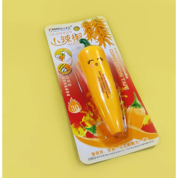 TIP EX Roll / Tip X Roll / Correction Tape - HOT CHILLI