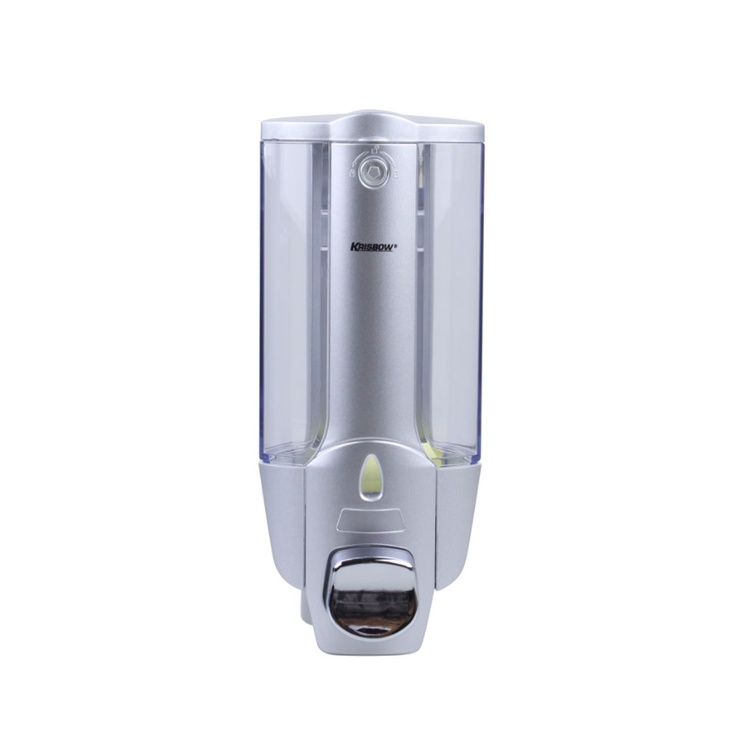 KRISBOW DISPENSER SABUN CAIR / SOAP DISPENSER 380 ML SILVER / TEMPAT SABUN CAIR