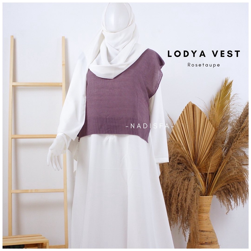 LODYA VEST RAJUT POLOS