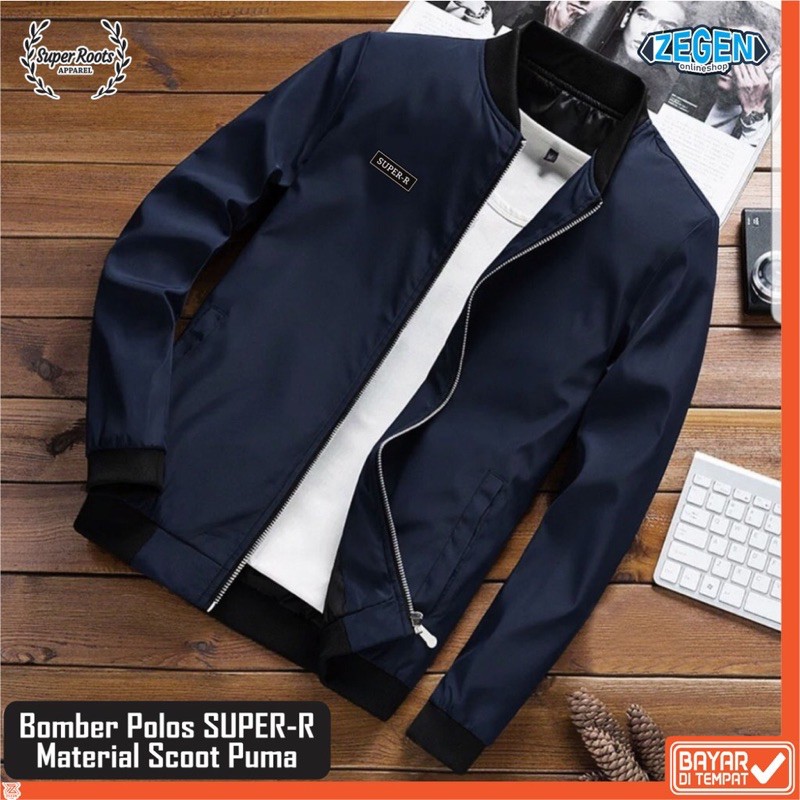 Jaket Bomber Pria Polos / Jaket Pria / Bomber Polos Pria / Bomber Keren