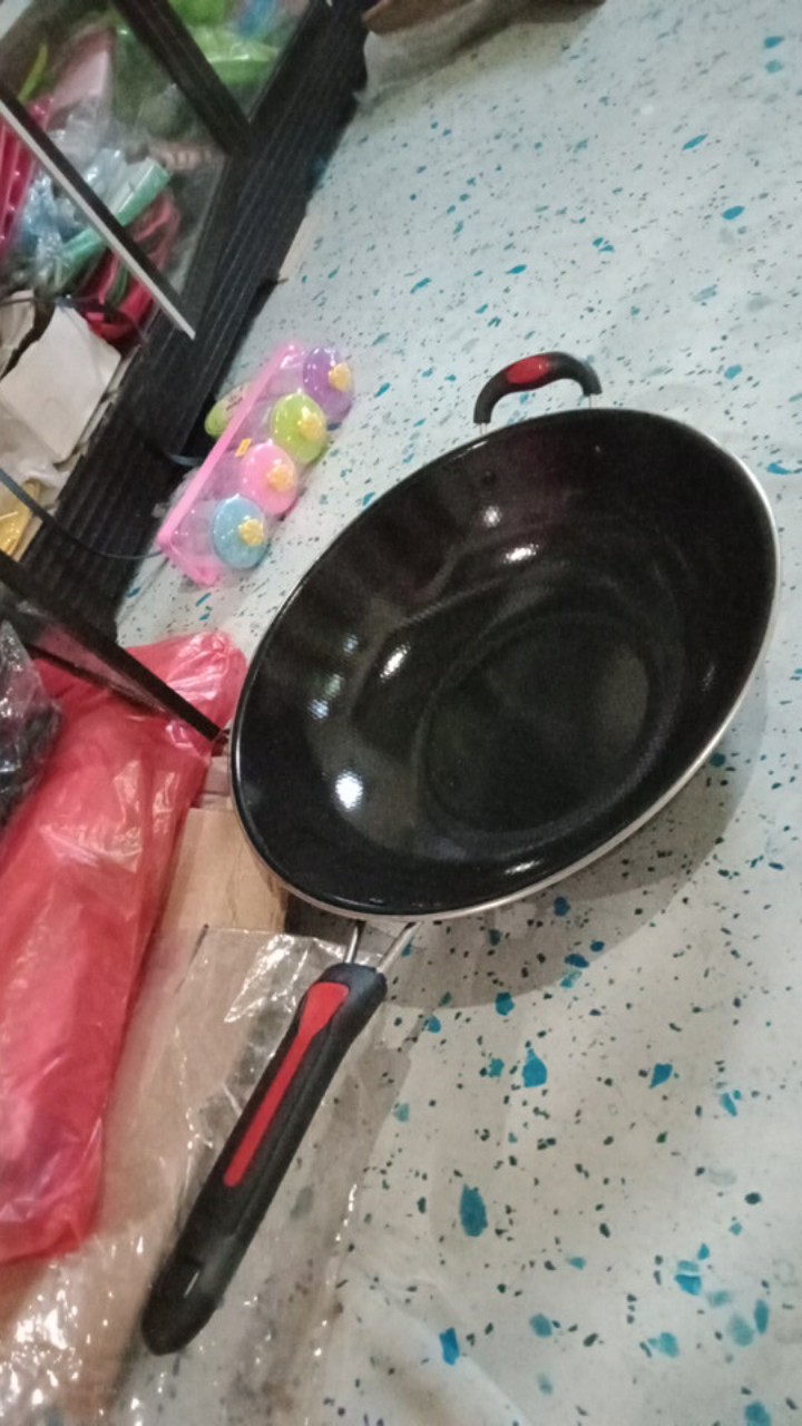 [deastore] Alat Masak Wajan Enamel Gionee Ukuran 34 Cm - Anti Lengket