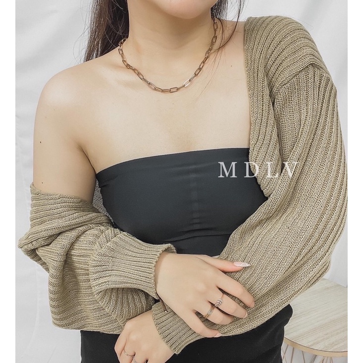 MDLV ~ Outer Futari Rajut Outer Bolero Rajut Women Crop knit Outer Crop Outer Rajut Lengan Panjang Outer Viral Fashion wanita